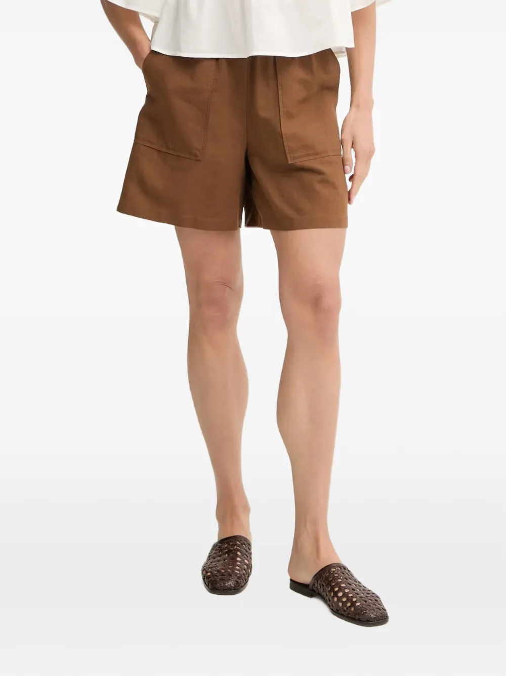 Marc O'Polo short de bain à lien de resserrage - Marron Marc O'Polo short de bain à lien de resserrage - Marron