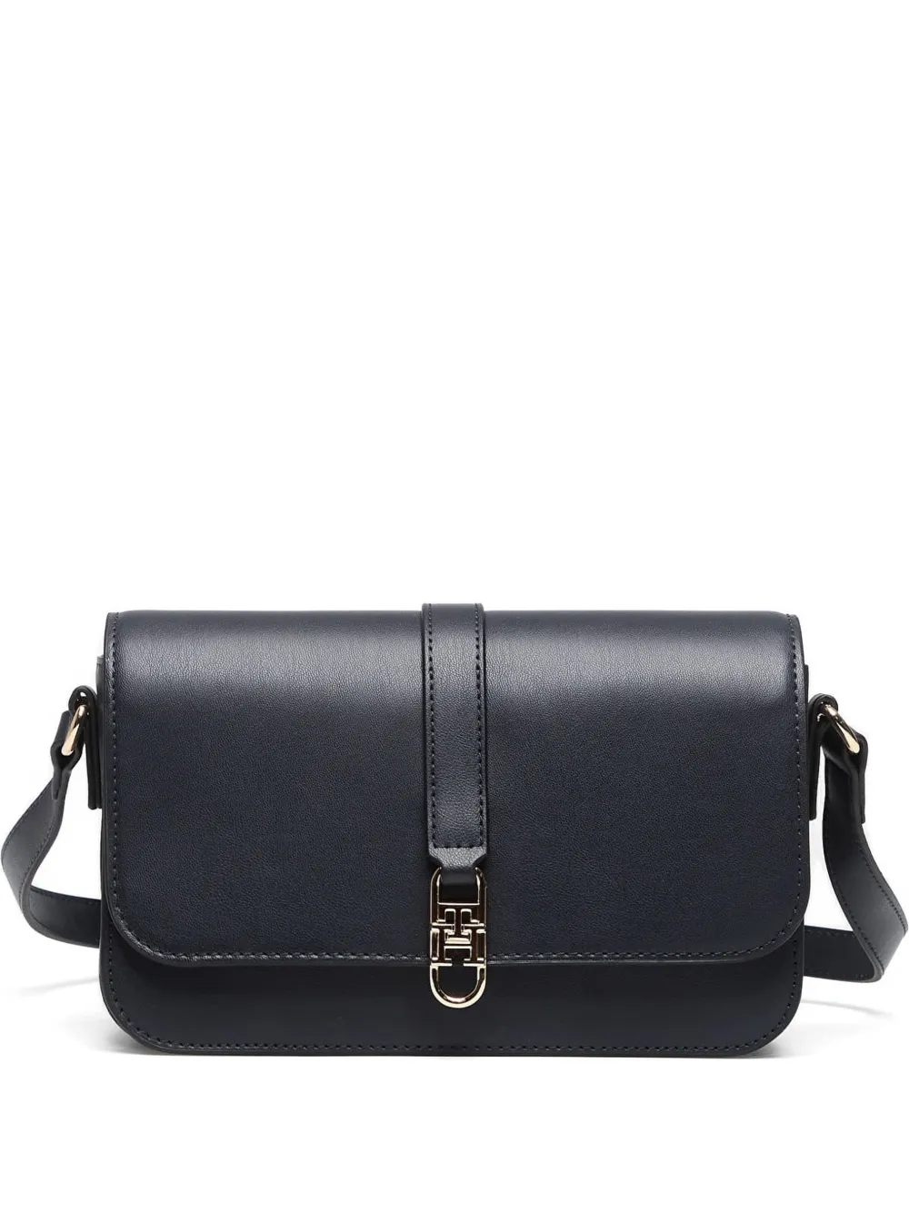 Tommy Hilfiger TH Monogram Flap shoulder bag - Blau