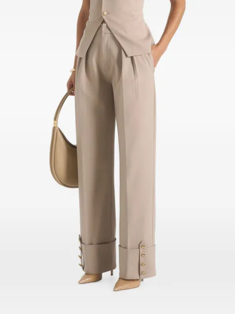 Manière De Voir Darlene turn-up detail tailored twin pleat pants