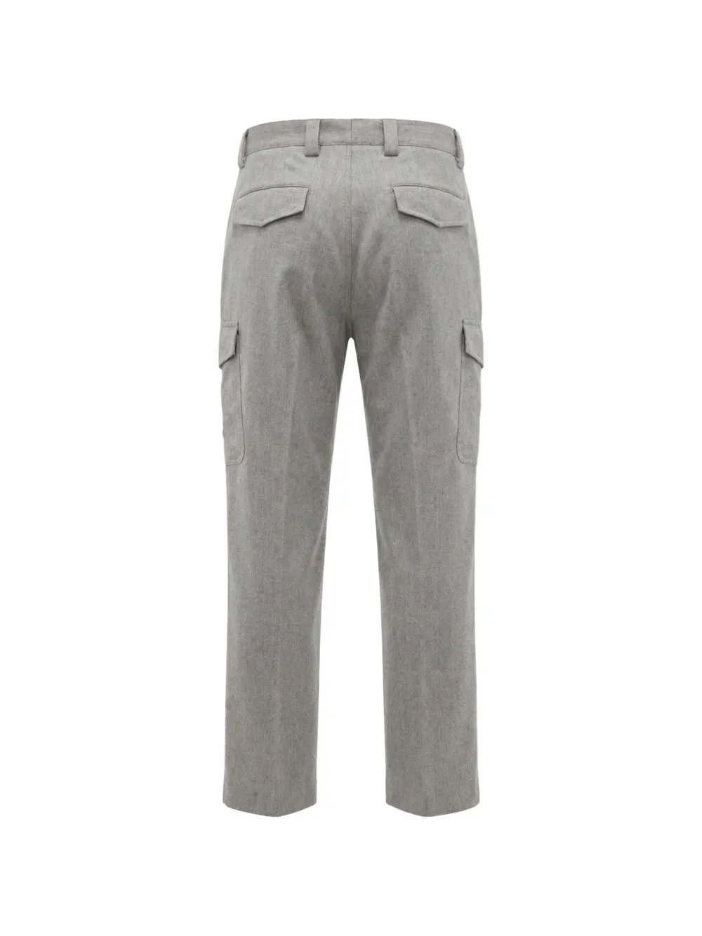 Brunello Cucinelli Wollen cargo broek Grijs
