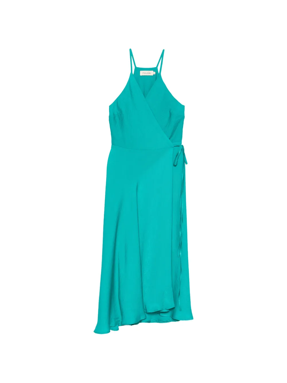 MOUTAKI wraparound midi dress - Blu