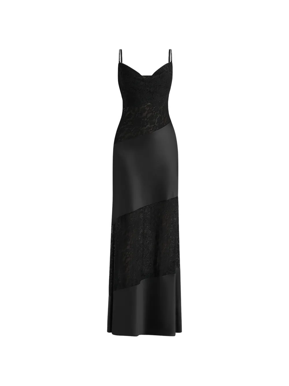 Manière De Voir Abito lungo Naya asimmetrico - Nero