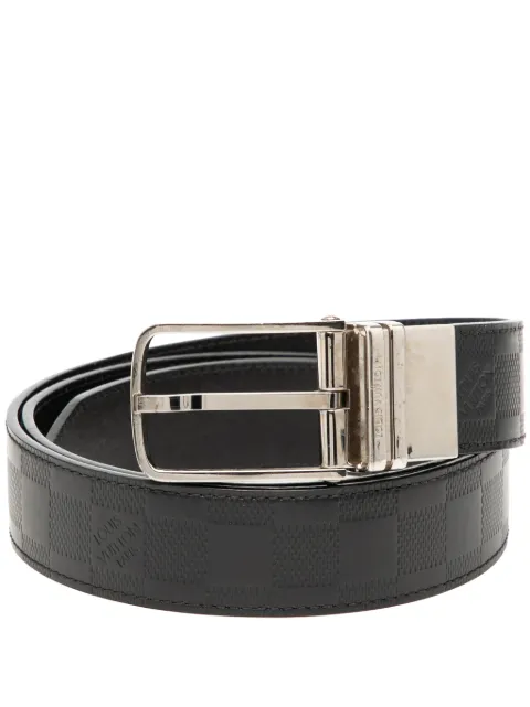 Louis Vuitton Pre-Owned cinturón Damier Infini Boston reversible 2012
