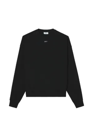 Off-White Chevron long-sleeve Sweatshirt | Black | FARFETCH