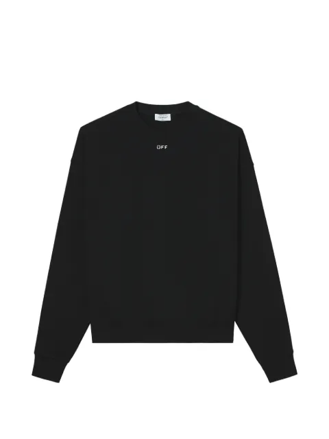 Off-White logo-print crew-neck sweater