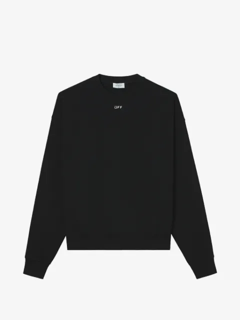 Off-White logo-print crew-neck sweater