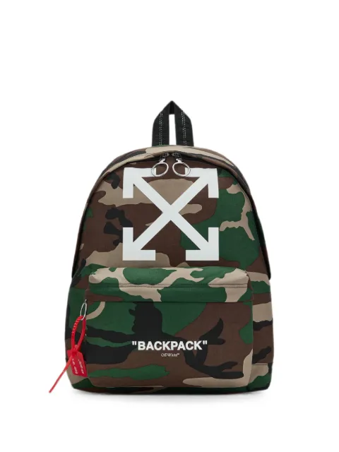 Off-White Arrows camouflage-print backpack