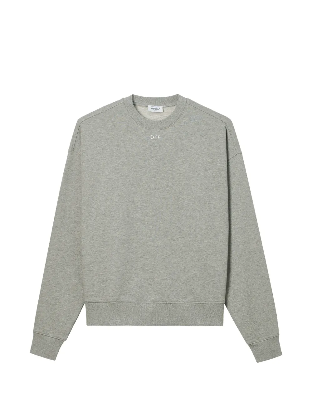 Off-White logo-print sweater | gris | Image 1