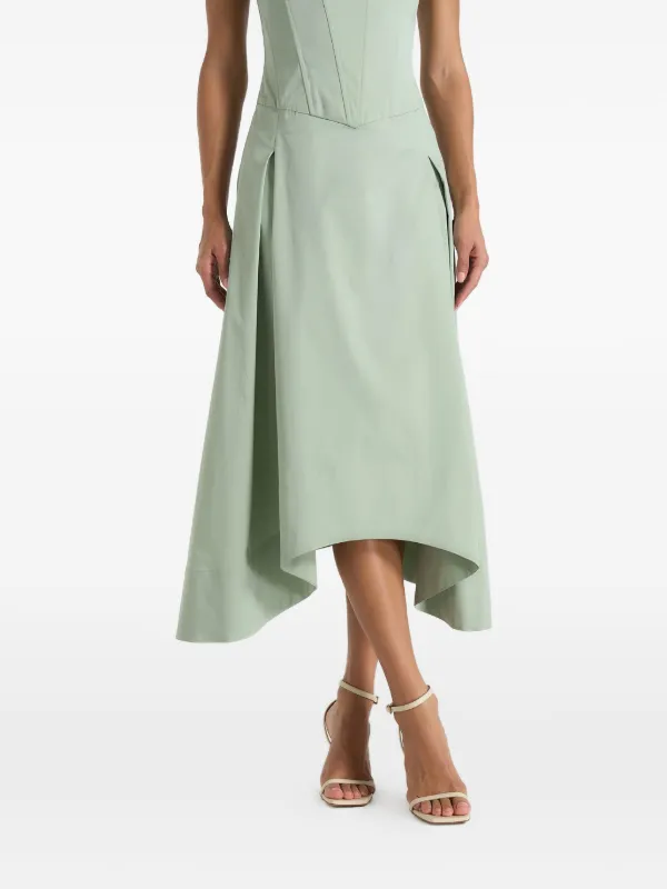 cap sleeve corset midi dress absalz on LTK
