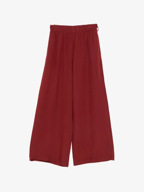 MOUTAKI elasticated-waist cropped palazzo pants