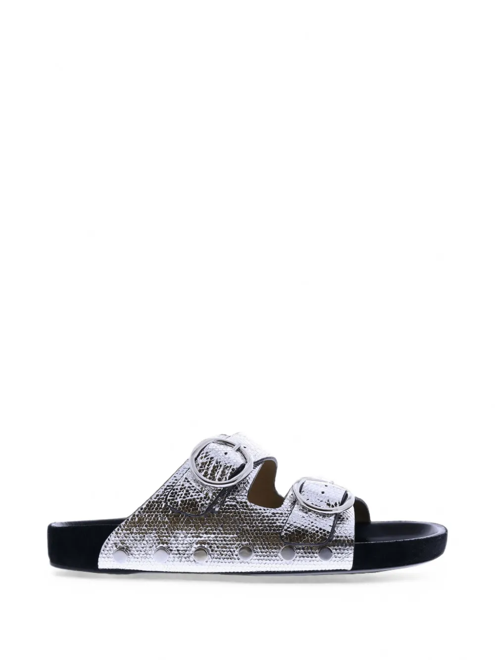 ISABEL MARANT Lennyo studded sandals - Argent ISABEL MARANT Lennyo studded sandals - Argent