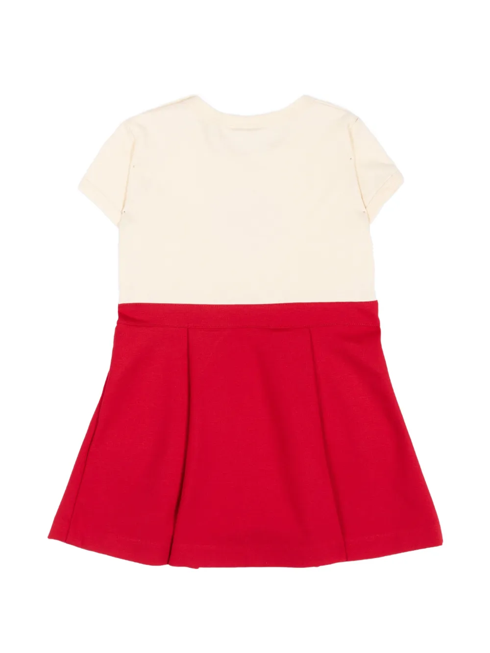 Versace Kids Medusa jurk met plooien Rood