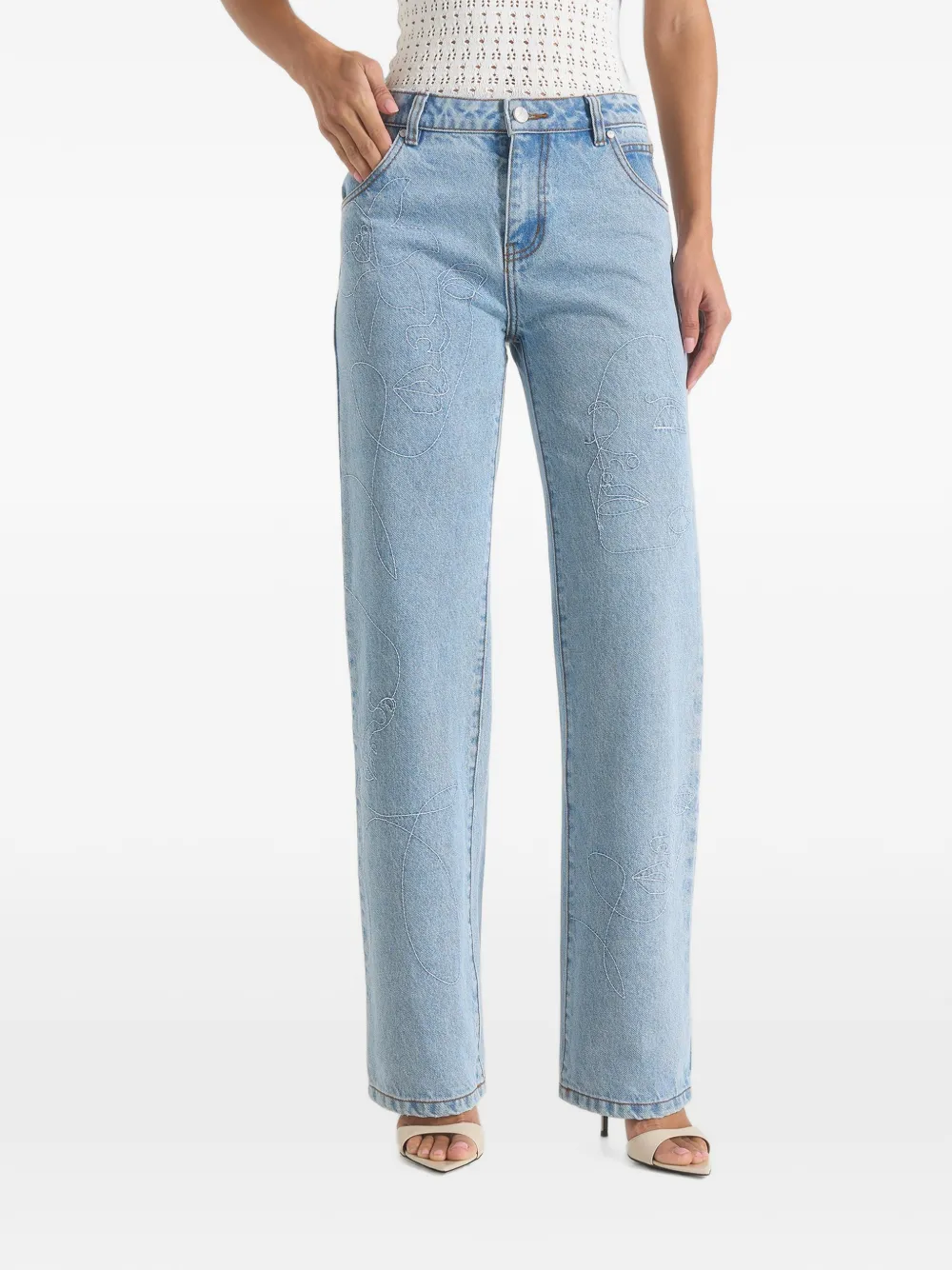 Manière De Voir Jeans Calista - Blu