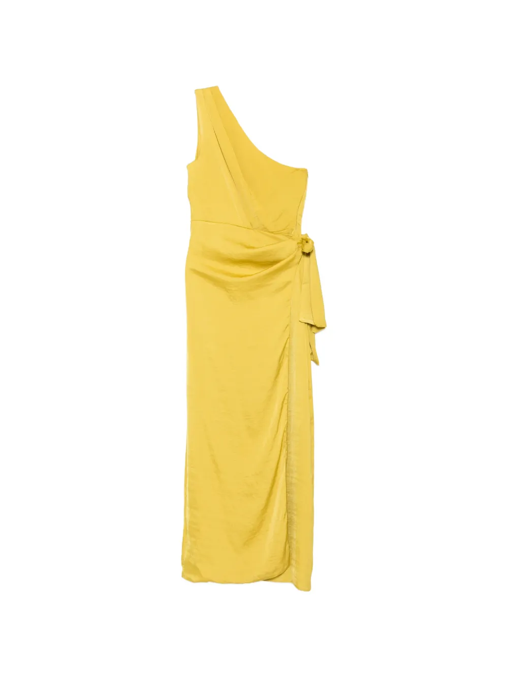 MOUTAKI one-shoulder maxi dress - Giallo