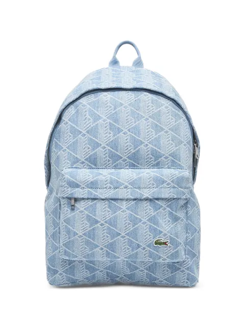 Lacoste Neocroc logo-patch backpack