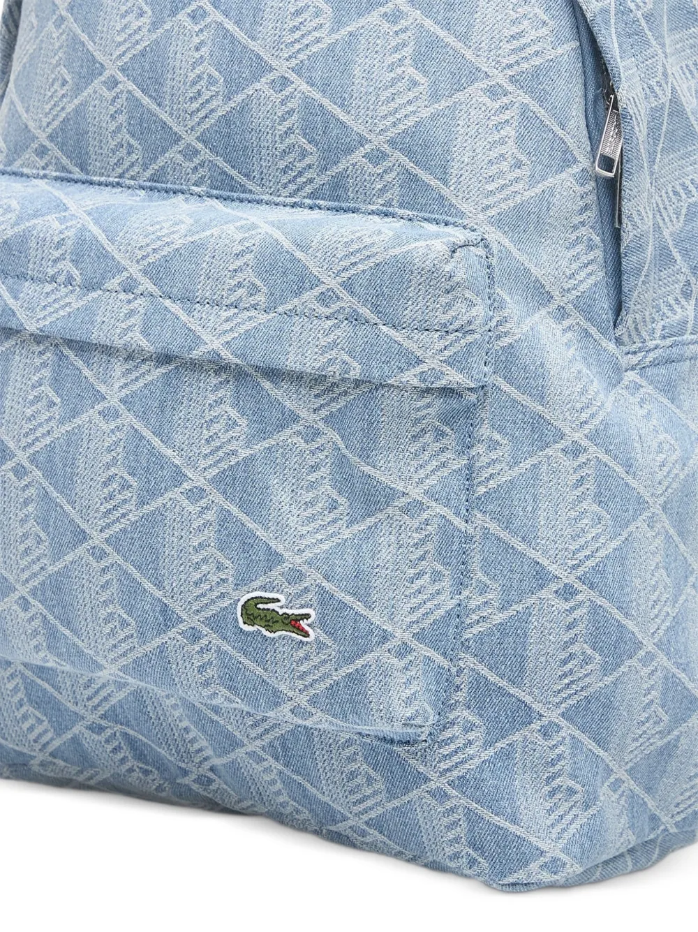  Lacoste Neocroc Logo-patch Backpack - Bleu 