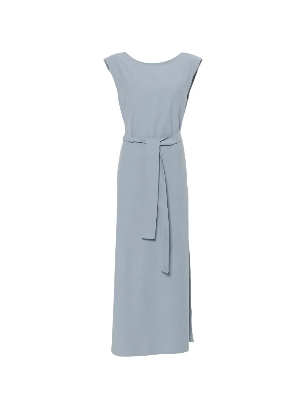MOUTAKI belted sleeveless maxi dress - Blu