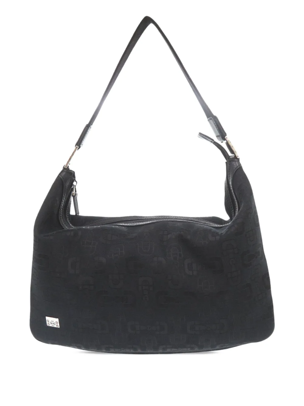 Gucci Pre-Owned 2000-2015 Horsebit Canvas shoulder bag - Nero