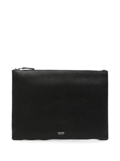 TOM FORD leather clutch bag