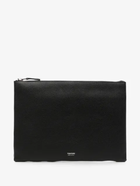 TOM FORD leather clutch bag