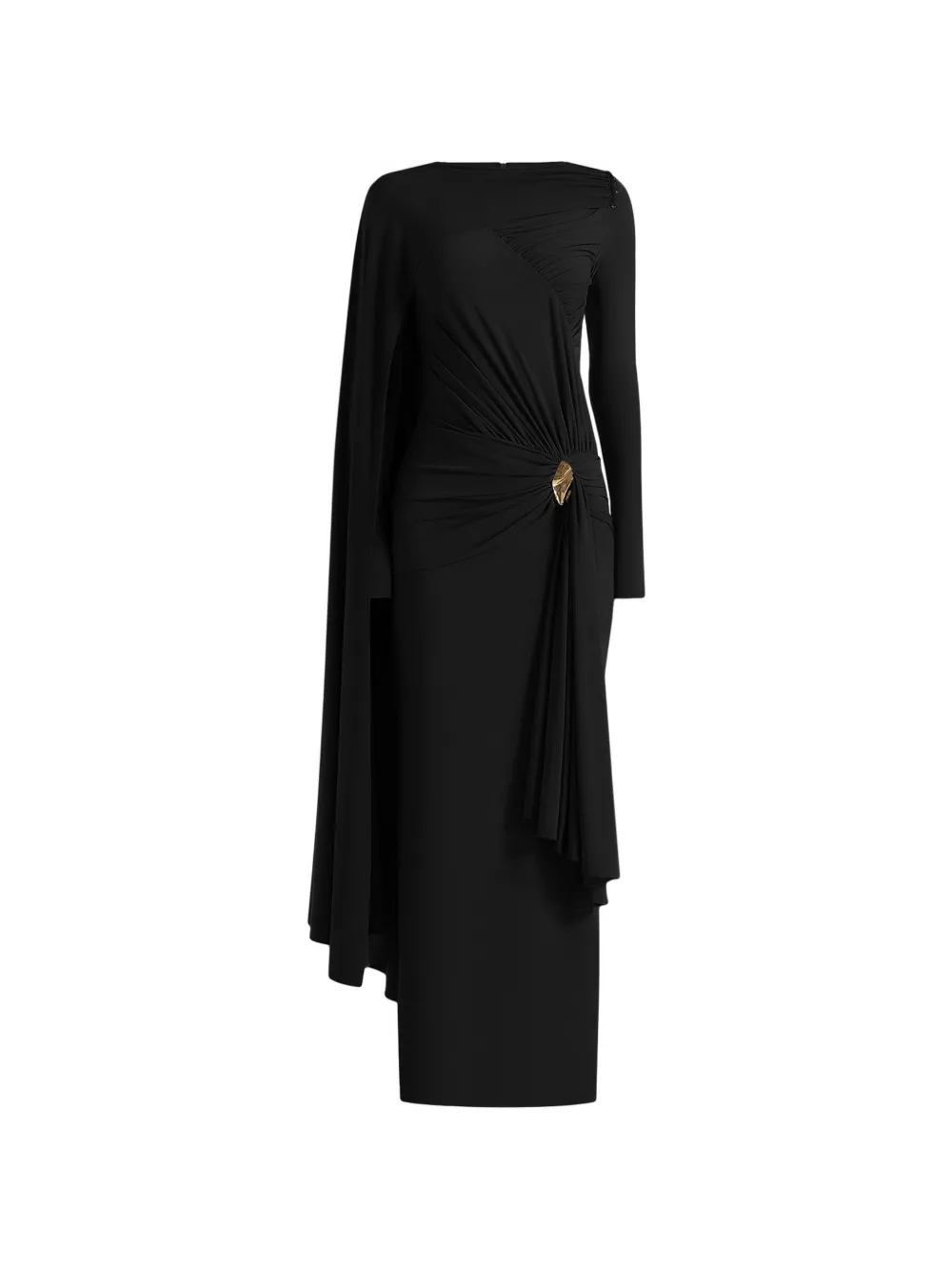 Manière De Voir Abito lungo Edena con ruches - Nero