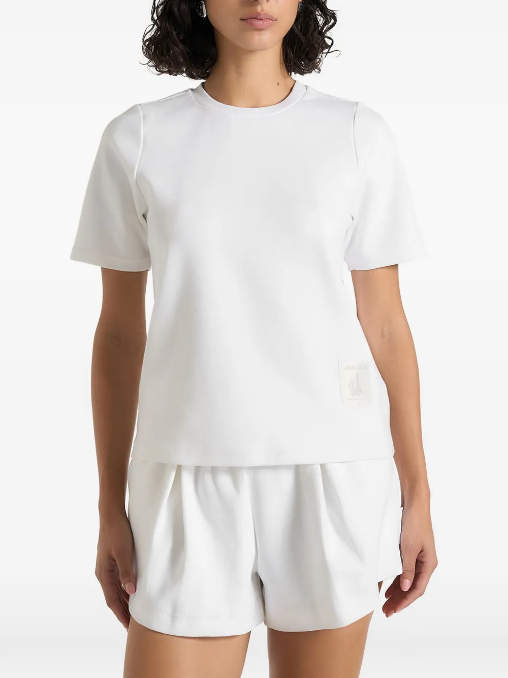Manière De Voir TS002 in white short-sleeve cotton T-shirt - Bianco