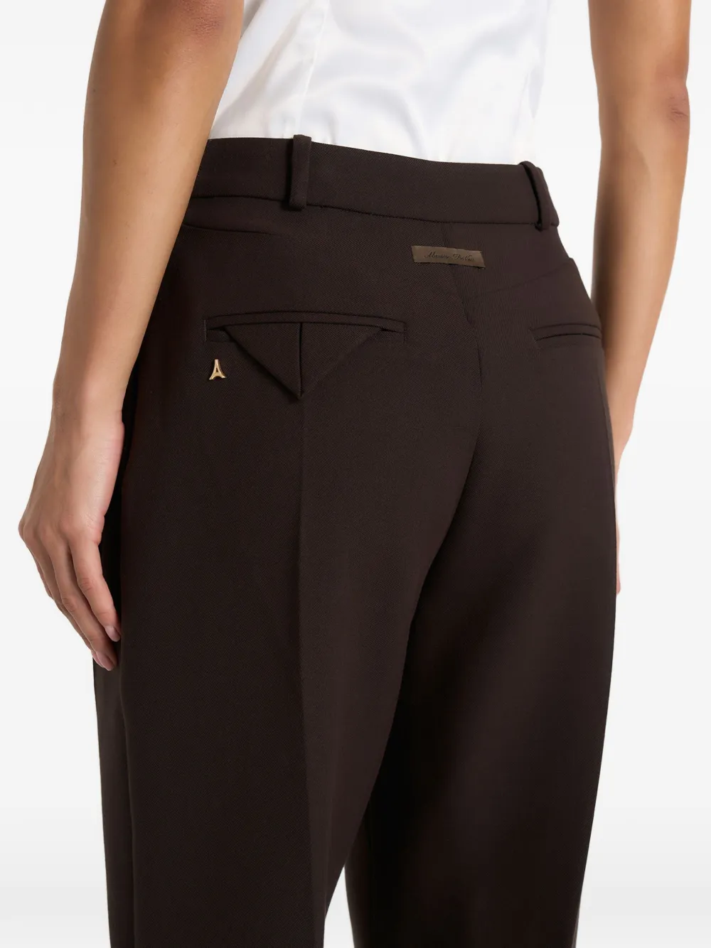 Manière De Voir Julie pantalon met plooien Bruin