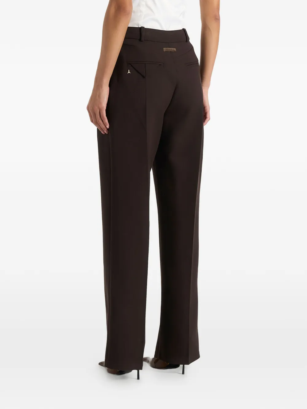 Manière De Voir Julie pantalon met plooien Bruin