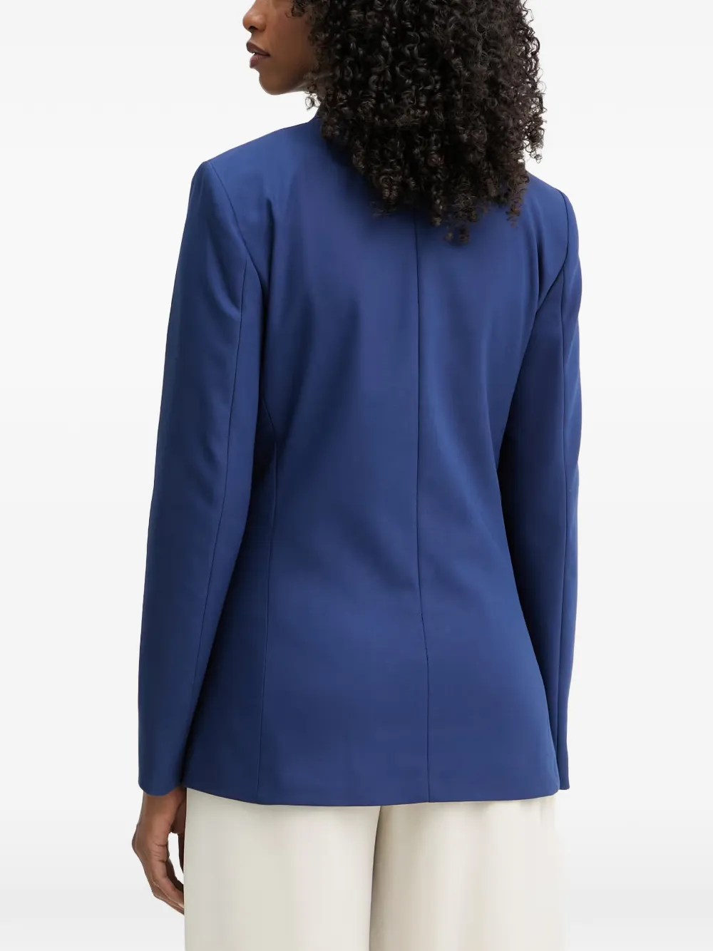Morgan shawl-lapel single-breasted blazer Blauw