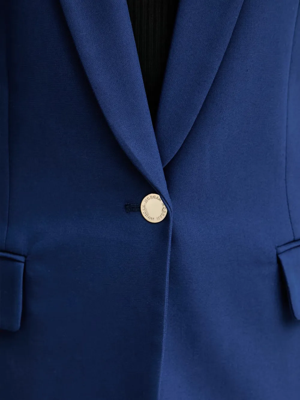 Morgan shawl-lapel single-breasted blazer Blauw
