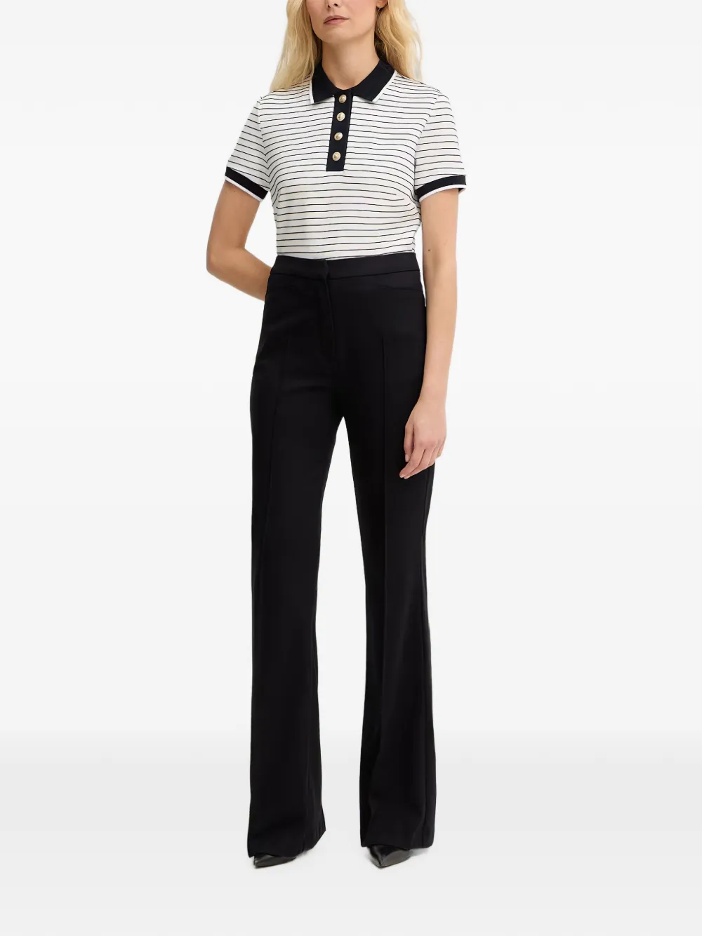 Morgan Flared pantalon Blauw