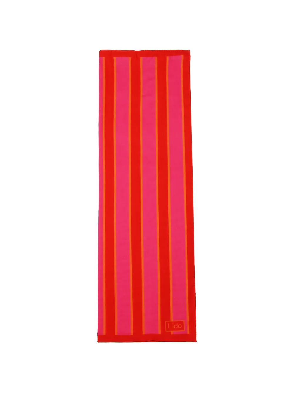 LIDO Gestreepte wikkelrok Rood