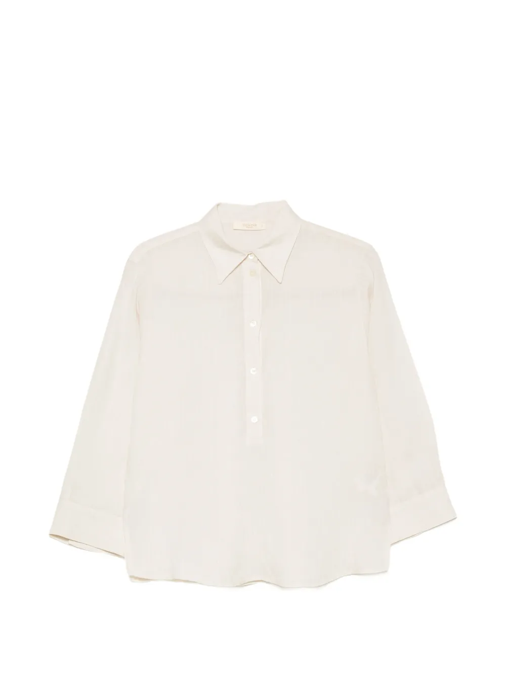 slowear polo-collar blouse - Toni neutri