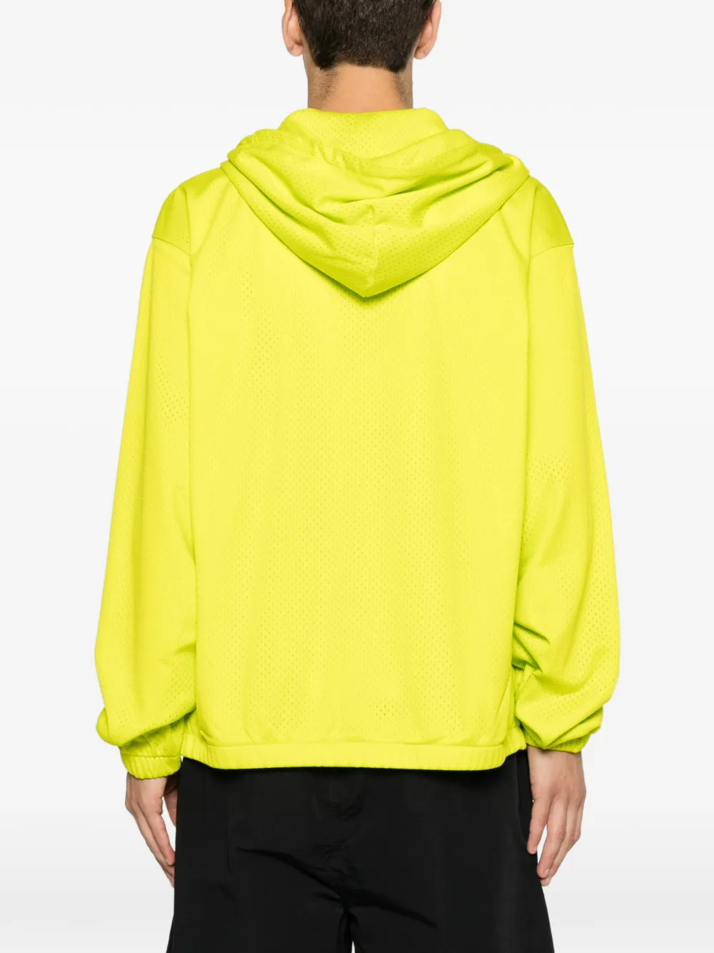 Stüssy Athletic mesh hoodie met rits Groen