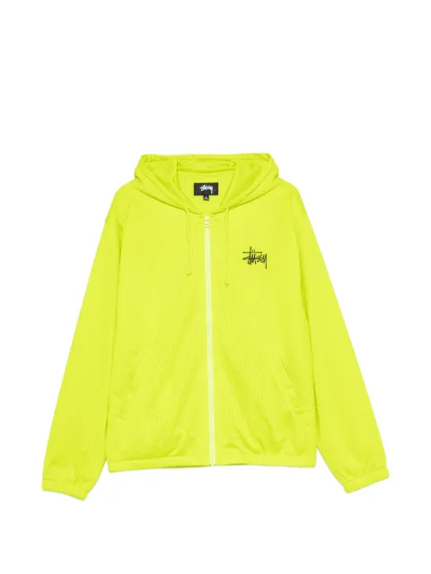 Stüssy athletic mesh zip-up hoodie