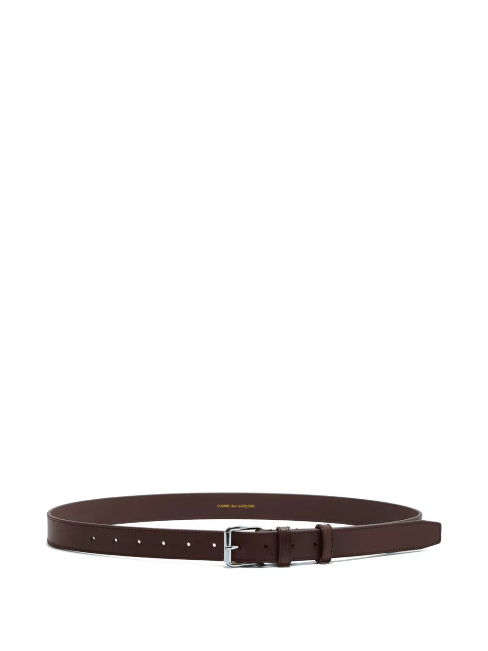 Comme Des Garçons Wallet buckle-fastening leather belt - Marrone