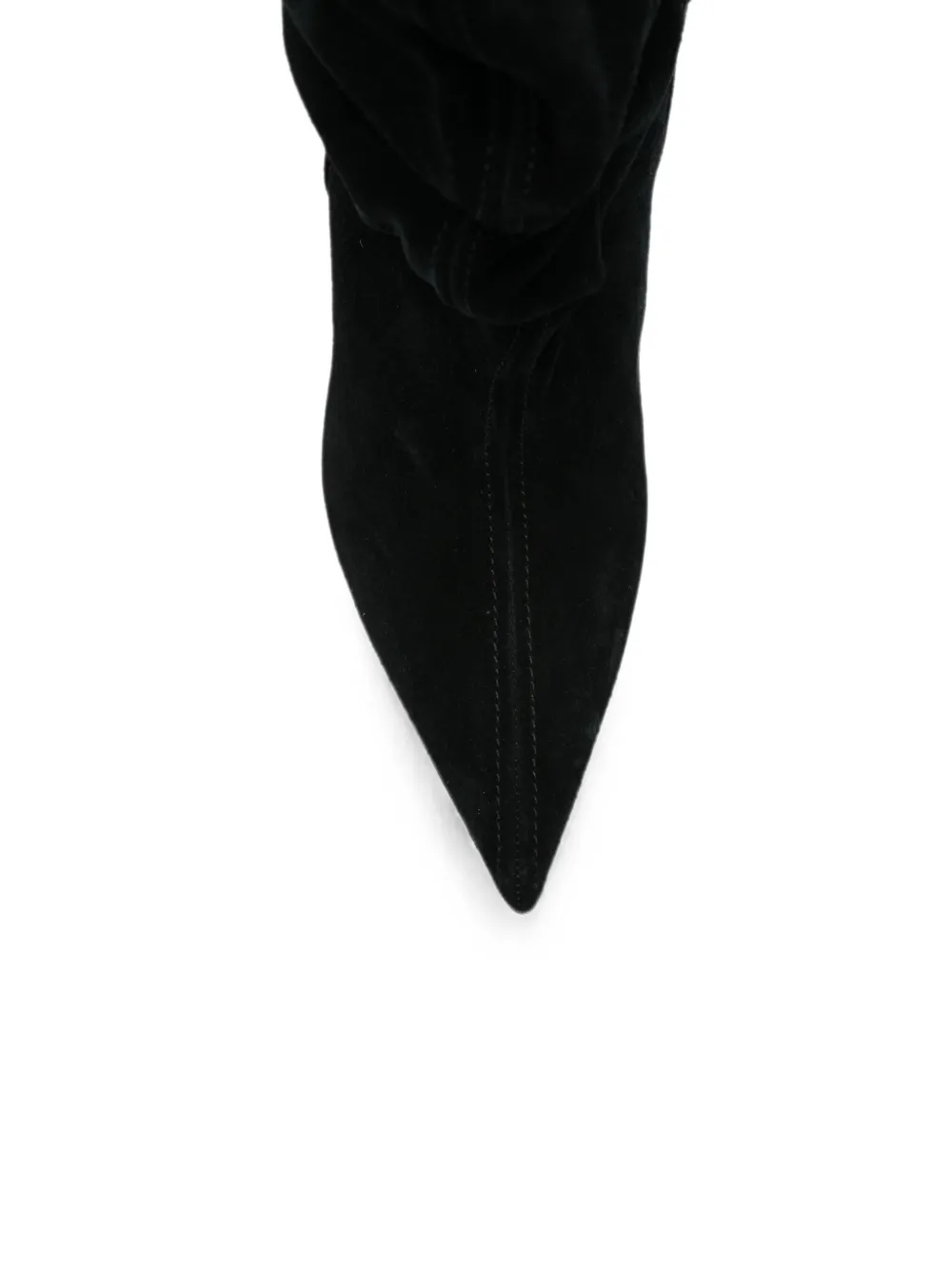 Balmain slouchy wedge boots Zwart