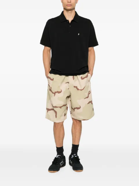 Stüssy logo-embroidered polo shirt