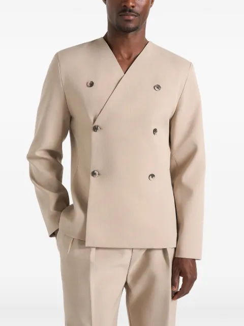 Manière De Voir Timeo tailored kimono blazer beige