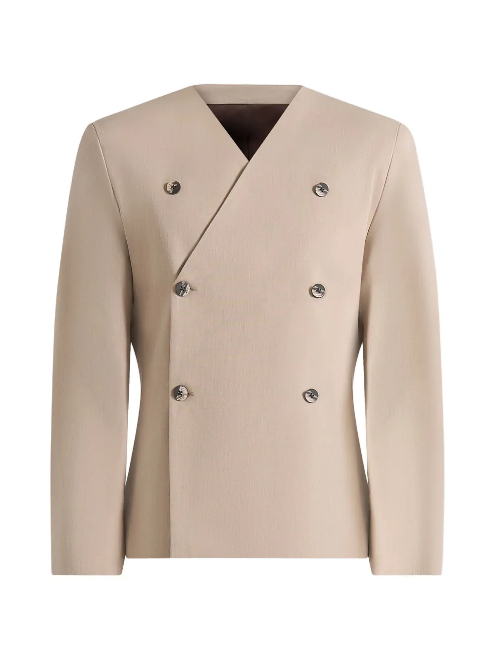 Manière De Voir Timeo tailored kimono blazer beige - Toni neutri