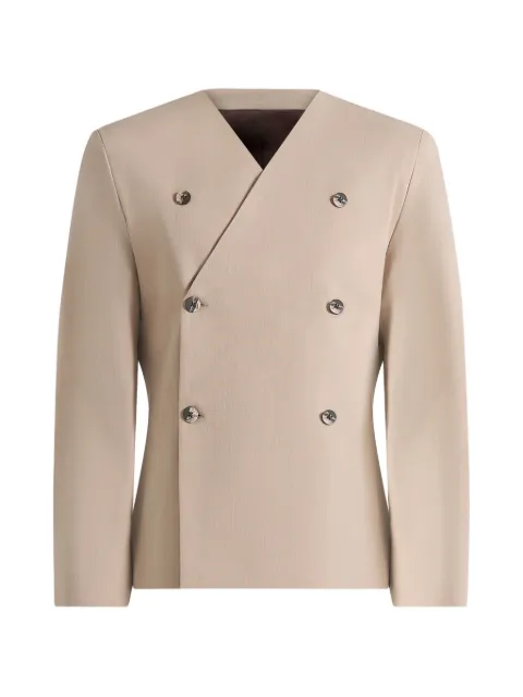 Manière De Voir Timeo tailored kimono blazer beige