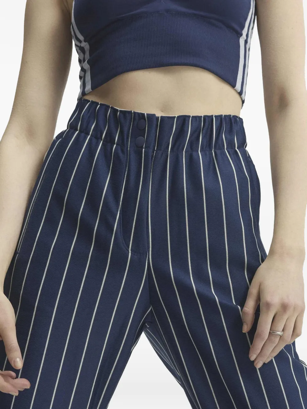 adidas Firebird trainingsbroek met krijtstreep Blauw
