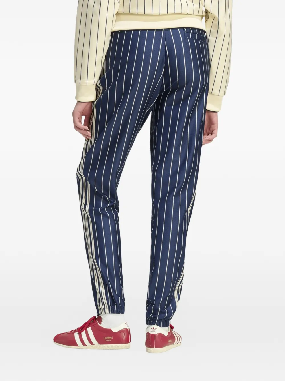 adidas Firebird trainingsbroek met krijtstreep Blauw
