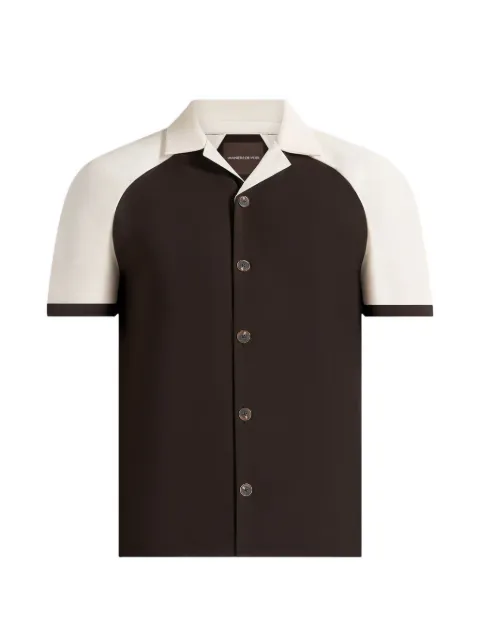 Manière De Voir Salim contrast raglan shirt