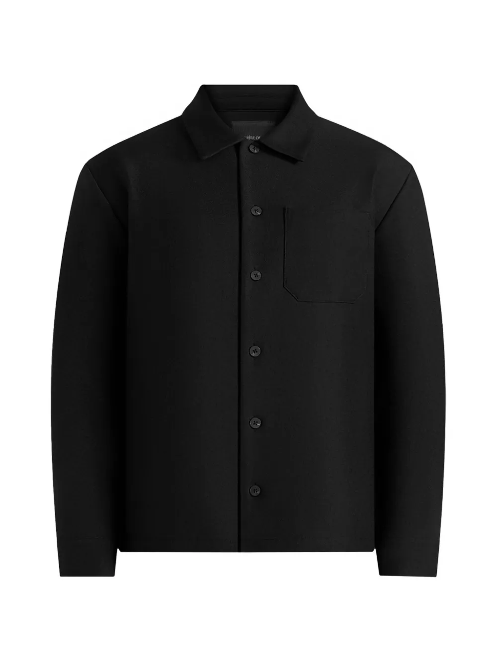 Manière De Voir Valentin in black tailored overshirt - Nero