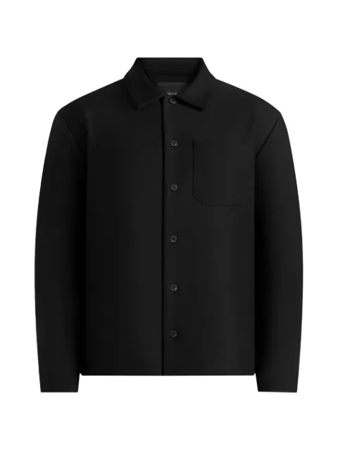 Manière De Voir Valentin in black tailored overshirt