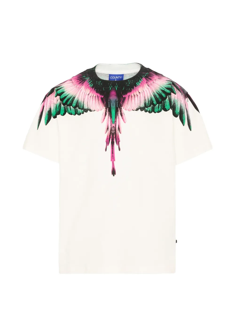 COUNTY OF MILAN wings-print T-shirt - Toni neutri