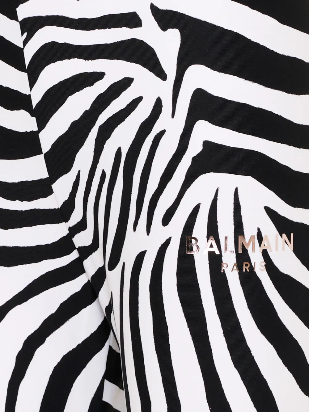Balmain Kids Legging met zebraprint Zwart