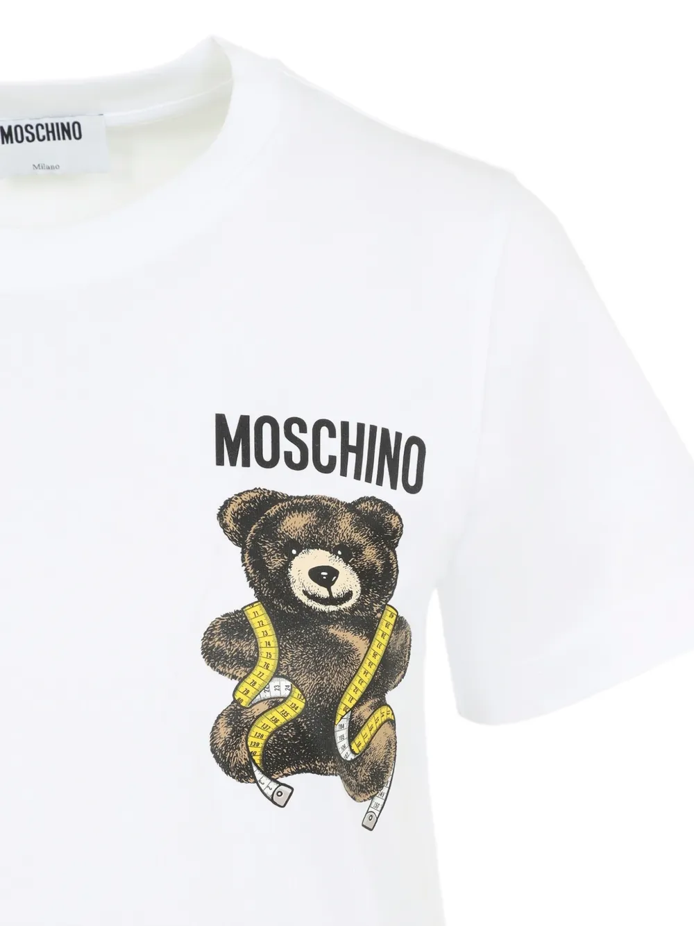 Moschino T-shirt met teddybeerprint Wit