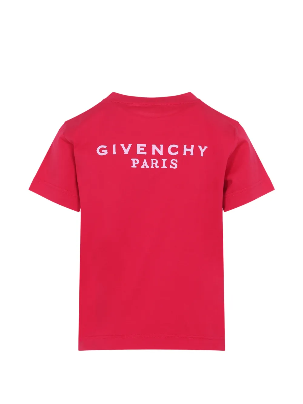 Givenchy Katoenen T-shirt met logoprint Roze